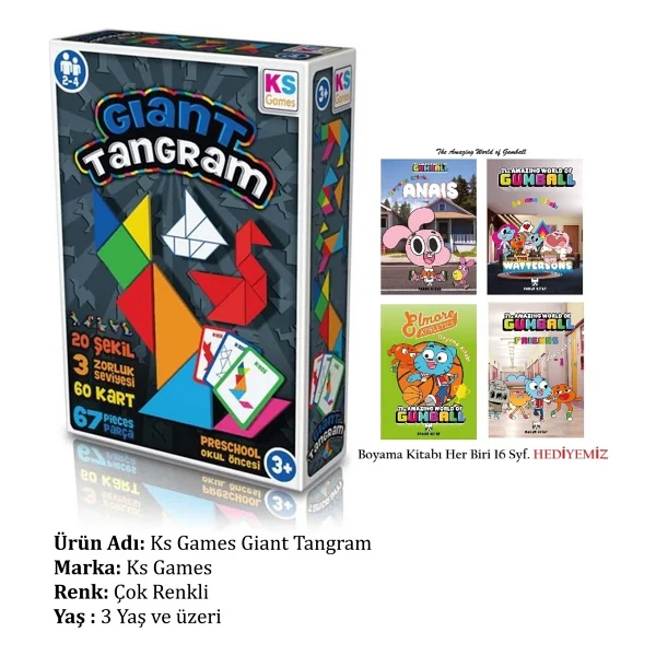Ks Games Giant Tangram - Görsel 2