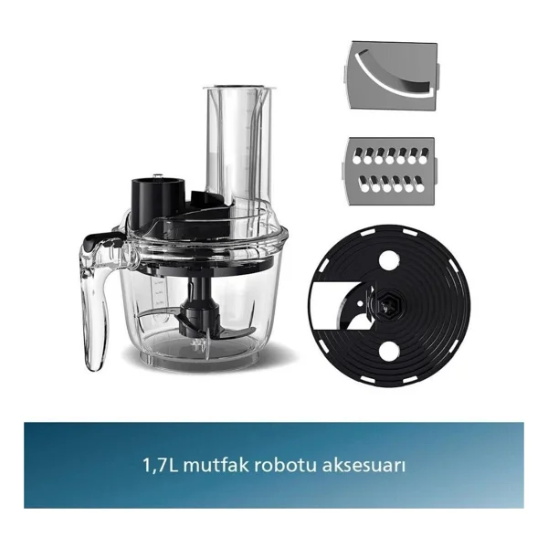 Philips 5000 Serisi Doğrayıcı, Blender Ve Karıştırma 1200w Üstün Karıştırma Blender Mutfak Robotu+ Mutfak Tartısı - Siyah - Görsel 5