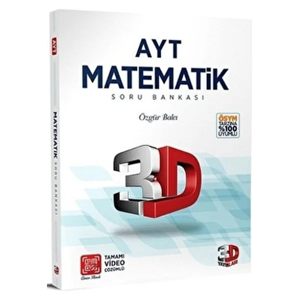 3d Yayınları Ayt Matematik Video Destekli Defter - Görsel 4