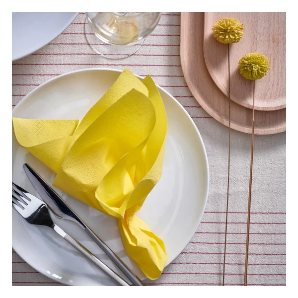 Ikea Fantastisk 50'li 40x40 Cm Peçete Sarı - Görsel 3
