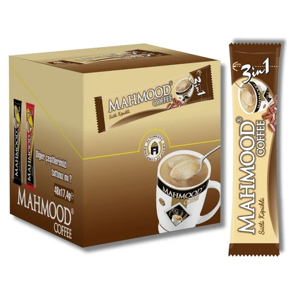 Mahmood Coffee 3'ü 1 Arada Sütlü Köpüklü 48'li Hazır Kahve - Görsel 6