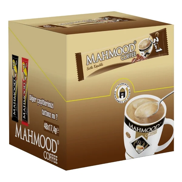 Mahmood Coffee 3'ü 1 Arada Sütlü Köpüklü 48'li Hazır Kahve - Görsel 4