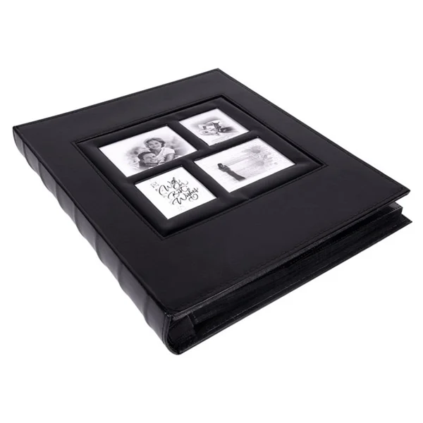 Nobbystar 10x15cm 500'lük Siyah Deri Fotoğraf Albümü Büyük Boy - Görsel 3