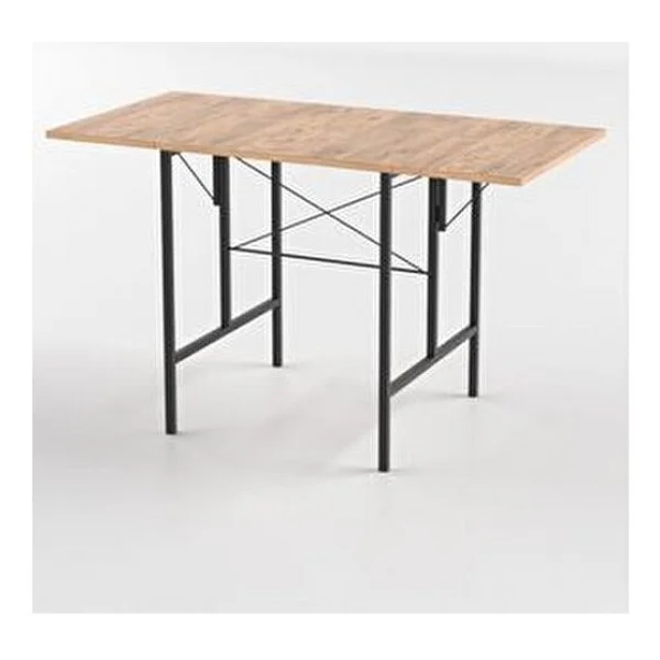 Retodesign Katlanır Mutfak Masası Modern Ahşap Tasarım 1625 Kullanışlı Ve Şık - Görsel 6