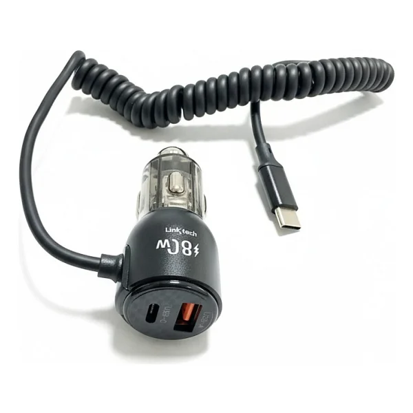 Linktech C509 80 W Type-C Kablolu Hızlı Araç Şarj Aleti - Görsel 3