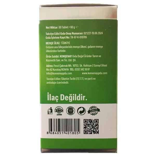 Alftamin Ginkgo Biloba Ve B12 İçeren Takviye 1100 Mg 60 Tablet - Görsel 9