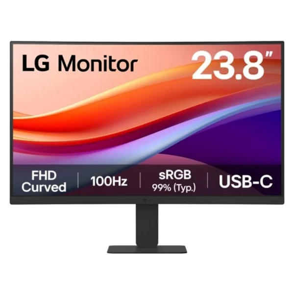 Lg 24u421a-B 23.8" 5 Ms Full HD Curved 100 Hz Monitör - Görsel 4