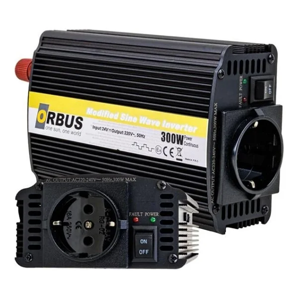 Orbus 24 Volt 300 Watt Modified Sinus İnverter - Görsel 2