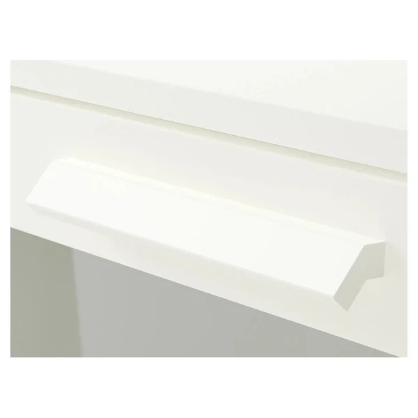 Ikea Brimnes 4 Çekmeceli Şifonyer Beyaz Buzlu Cam 39 124 Cm - Görsel 5