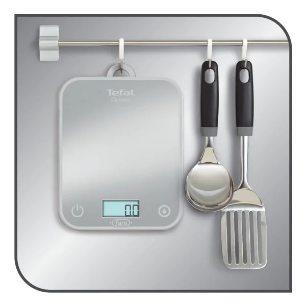 Tefal Optiss Gümüş Elektronik Mutfak Tartısı - Gri - Görsel 9