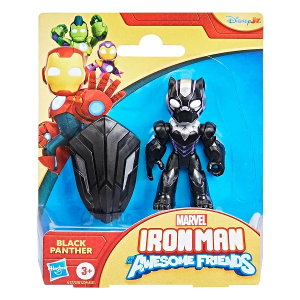 Marvel Iron Man And His Awesome Friends Black Panter Figürü G1773 - Görsel 5