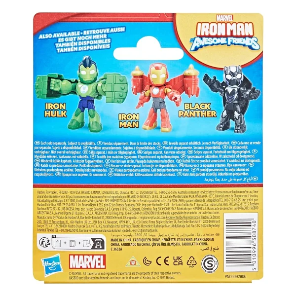 Marvel Iron Man And His Awesome Friends Black Panter Figürü G1773 - Görsel 4