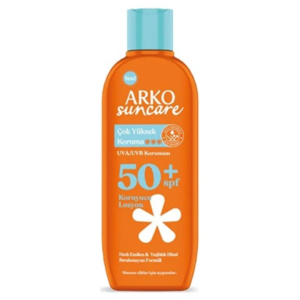 Arko Sun Care Spf50+ Güneş Koruyucu Losyon - Yüksek Uva & Uvb Koruması, 200 Ml - Görsel 3