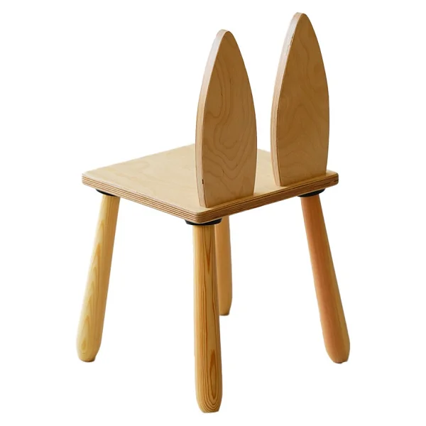 Wood & Joy Doğal Ahşap Çocuk Sandalye Tilki - Görsel 4