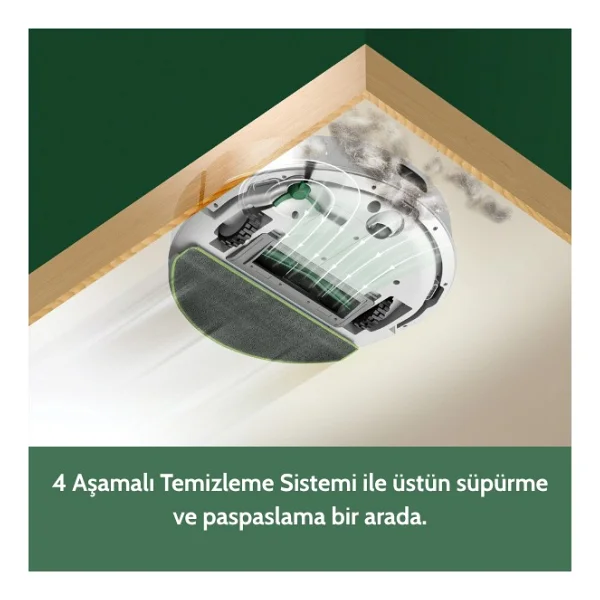 İrobot Roomba 105 Combo Autoempty Çöp İstasyonlu Akıllı Robot Süpürge - Görsel 3