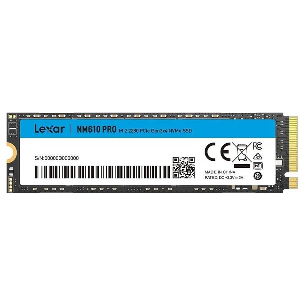 Lexar Nm610pro Lnm610p500g-Rnnng Pcı-Express 3.0 500 GB M.2 SSD - Görsel 3