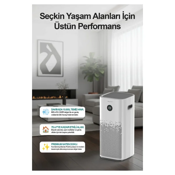 Hutt Smart Pro Plus Hava Temizleyici - Görsel 3