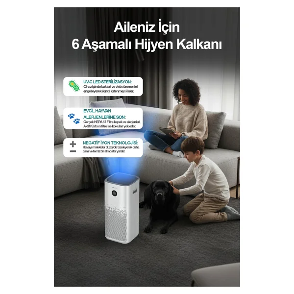 Hutt Smart Pro Plus Hava Temizleyici - Görsel 4