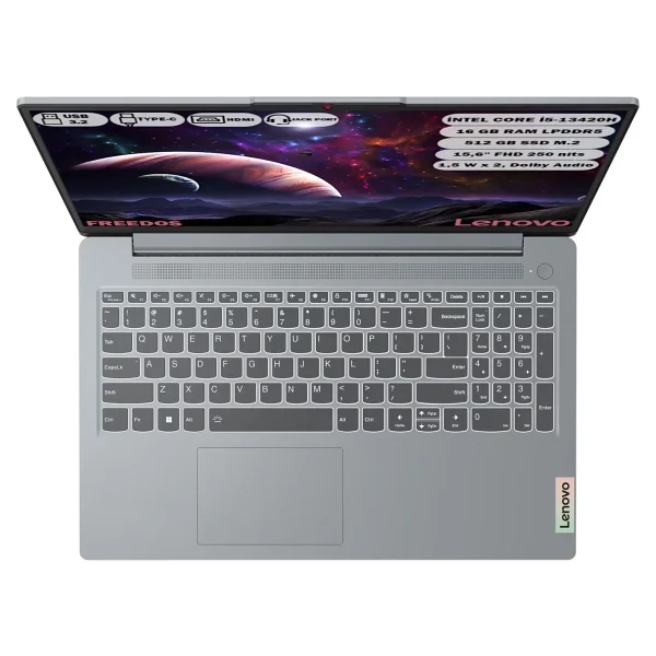 Lenovo Ideapad Slim 3 15ırh8 83em00kytr İ5-13420h 16 GB 512 GB SSD UHD Graphics 15.6" Free Dos Full HD Notebook - Görsel 4