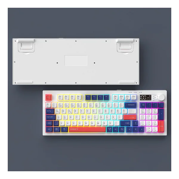 Everest Silent Pro Kb-85 RGB Membrane Switch Kablolu/Kablosuz Oyuncu Klavyesi - Görsel 7