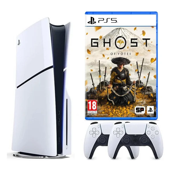 Sony Playstation 5 Slim +2.Kol Dualsense +PS5 Ghost Of Yotei (Ithalatçı Garantili) - Görsel 2