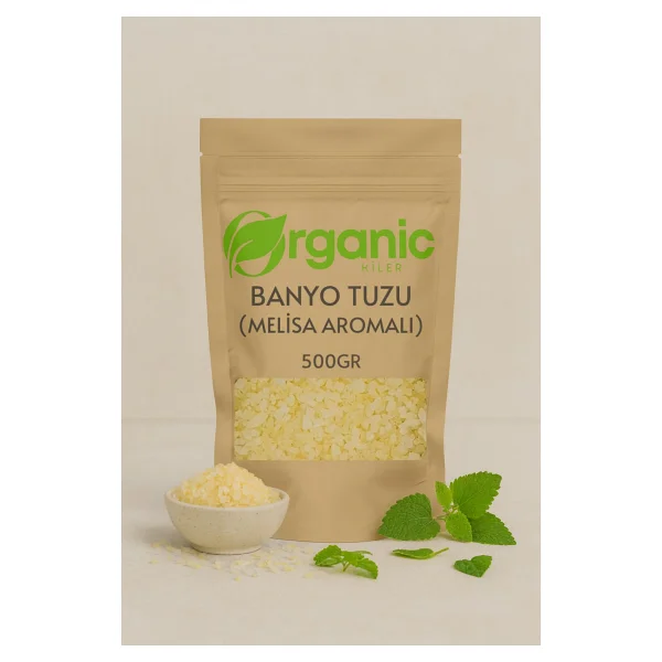 Doğal Melisa Aromalı Banyo Tuzu 500gr Ayak Bakım Tuzu Rahatlatıcı & Yenileyici - 500 Gr - Görsel 4