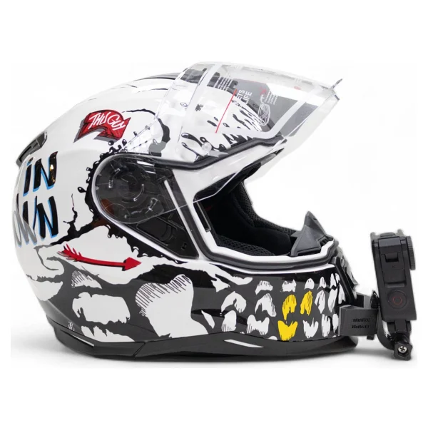 Nexx XS.100 Kask Için Aksiyon Kamerası Kask Çene Bağlantı Aparatı Chin Mount - Görsel 4
