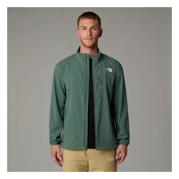 The North Face Nimble NF0A8CD8HCH1 Yeşil Erkek Softshell Mont - Görsel 7