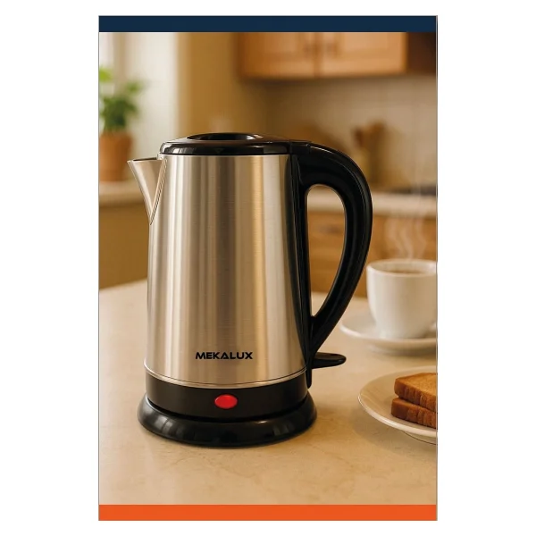 Mekalux Uk-03 Çelik Kettle - Inoks - Görsel 3