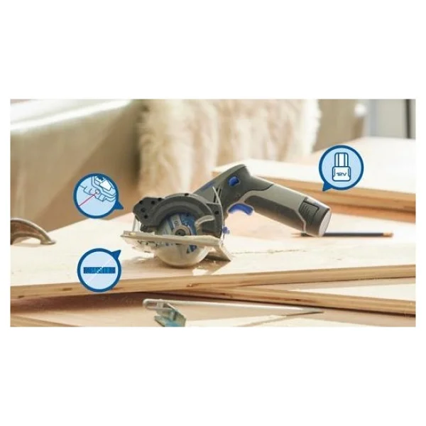 Dremel Blueprint Cs12v-S1 Tek Akülü 2 Ah Taşınabilir Kompakt Daire Testere - Görsel 4
