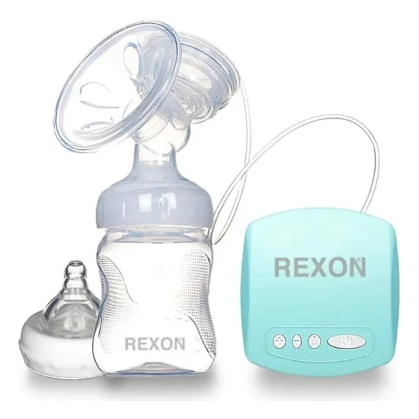 Rexon USB Elektrikli Göğüs Pompası Masaj Ve Biberon Özellikli 9 Farklı Mod Süt Sağma Pompası - Mavi - Görsel 5