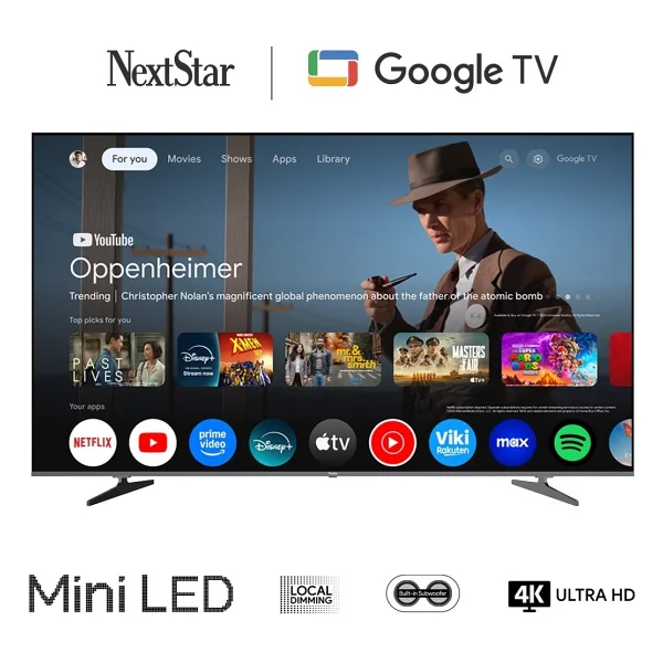 Nextstar Ye-75ıdwg11 4K Ultra HD 75" 190 Ekran Uydu Alıcılı Google Smart Mini LED TV - Görsel 4