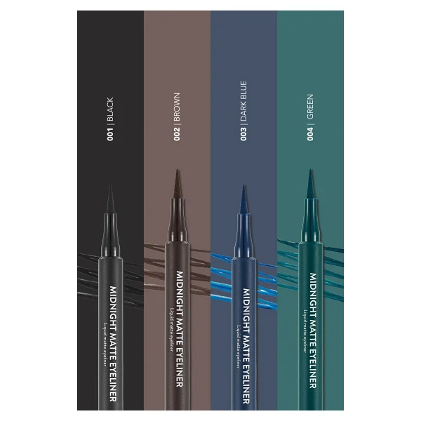 Flormar Midnight Matte Green Kalem Eyeliner - Görsel 3