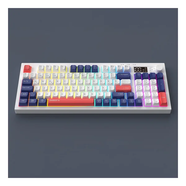 Everest Silent Pro Kb-85 RGB Membrane Switch Kablolu/Kablosuz Oyuncu Klavyesi - Görsel 4