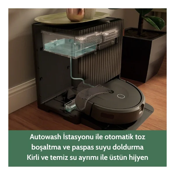 İrobot Roomba Combo 10 Max Çöp İstasyonlu Akıllı Robot Süpürge - Görsel 2