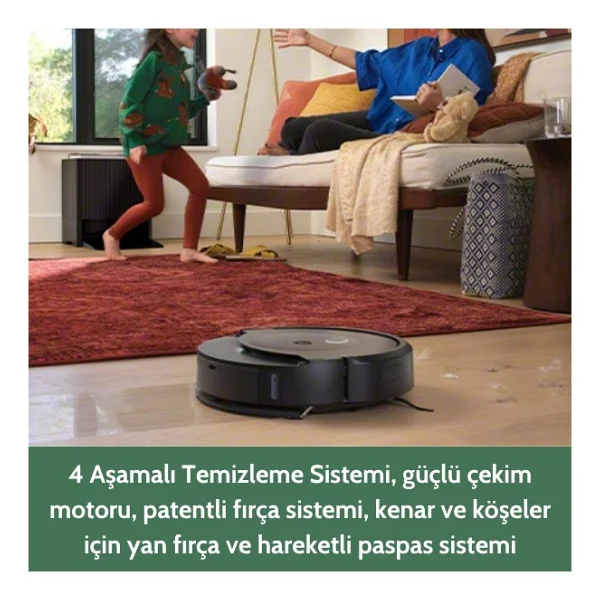 İrobot Roomba Combo 10 Max Çöp İstasyonlu Akıllı Robot Süpürge - Görsel 6