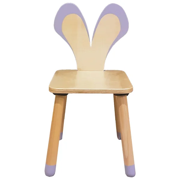 Wood & Joy Doğal Ahşap Renkli Çocuk Sandalye Fare - Görsel 8