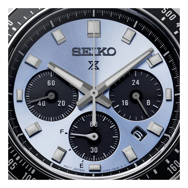 Seiko Prospex Speedtimer Ssc935 Çelik Kordon Siyah-Mavi Erkek Kol Saati - Görsel 6