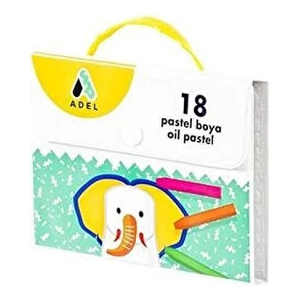 Adel Çantalı 18'li Pastel Boya - Görsel 5