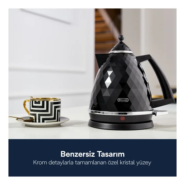 Delonghi Kbj 2001.Bk Brillante Siyah 2000 W 1.7 Lt Su Isıtıcısı - Görsel 5