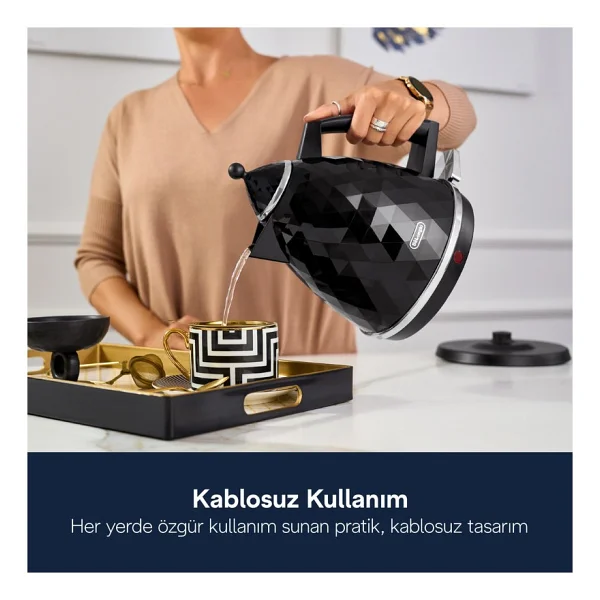 Delonghi Kbj 2001.Bk Brillante Siyah 2000 W 1.7 Lt Su Isıtıcısı - Görsel 6