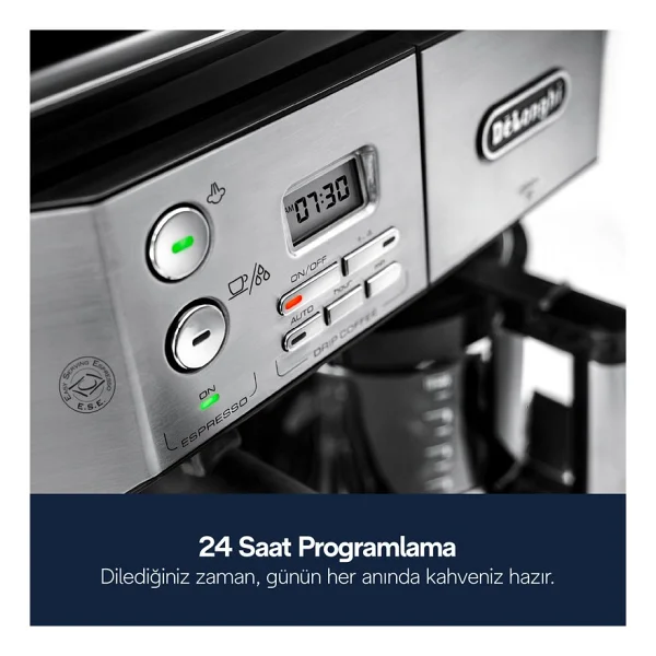 Delonghi Bco431.S Combi Barista Filtre Kahve Makinesi - Görsel 5