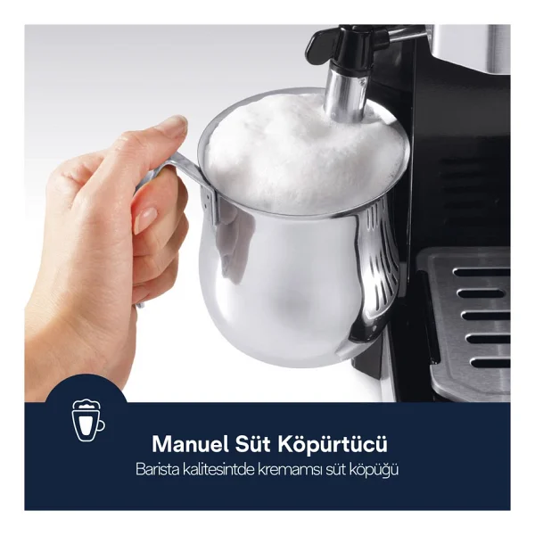 Delonghi Bco431.S Combi Barista Filtre Kahve Makinesi - Görsel 6