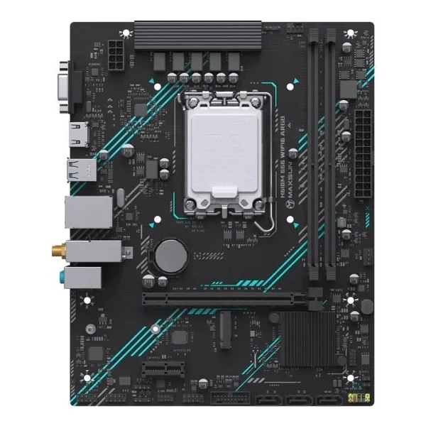 Maxsun H610m 666 Wıfı6 Argb Intel Lga1700 DDR4 Micro Atx Anakart - Görsel 2