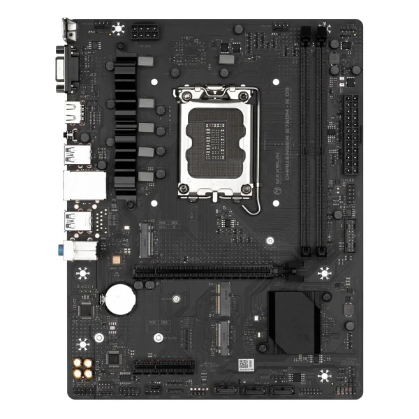 Maxsun Challenger B760m-N D5 V2 Intel Lga1700 DDR5 Micro Atx Anakart - Görsel 2