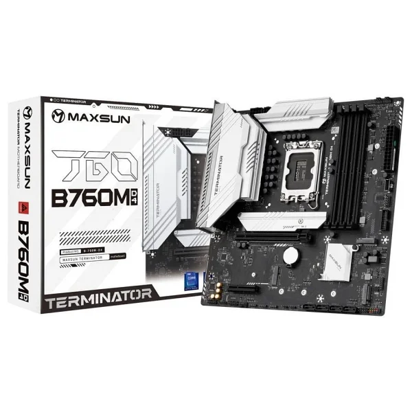 Maxsun Terminator B760M D4 Intel LGA1700 DDR4 Micro ATX Anakart - Görsel 7
