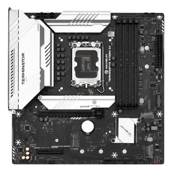 Maxsun Terminator B760M D4 Intel LGA1700 DDR4 Micro ATX Anakart - Görsel 2