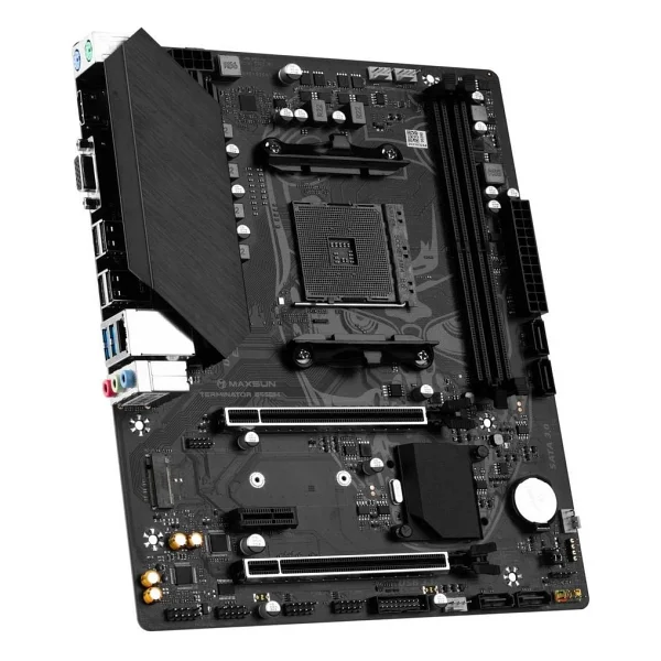 Maxsun Terminator B550M AMD AM4 DDR4 Micro ATX Anakart - Görsel 4