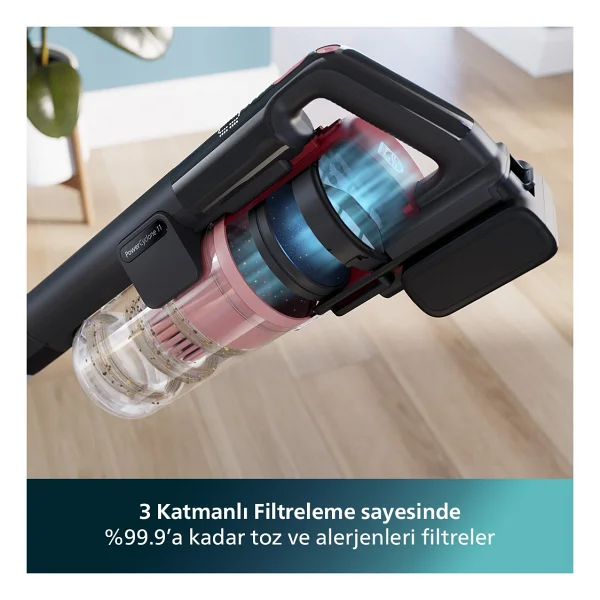 Philips Powercyclone Xc6552/01 Şarjlı Dikey Süpürge - Görsel 3