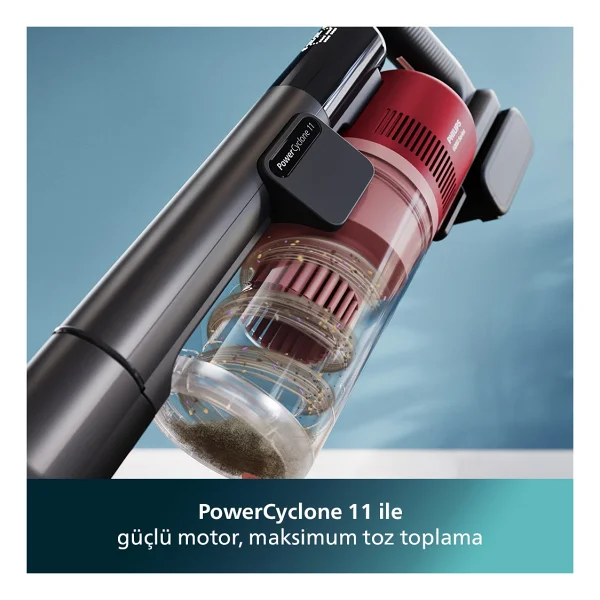 Philips Powercyclone Xc6552/01 Şarjlı Dikey Süpürge - Görsel 8